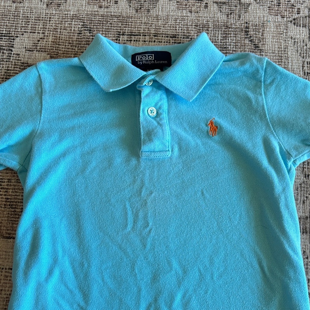 Ralph Lauren Kids Light Blue Polo Shirt
